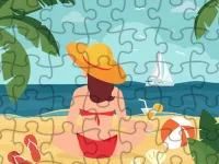 Summer Beach Jigsaw image
