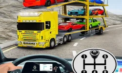 Car Transporter Truck Vehicle Transporter Trailer image