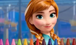 Anna Frozen Coloring image