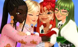 Christmas Girls Dress Up image