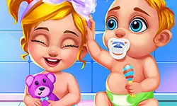 Newborn Sweet Baby Twins image