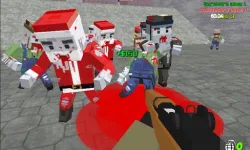 Pixel Wars Apocalypse Zombie blocky combat image