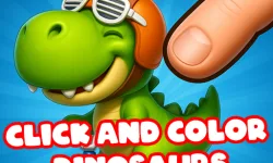 image bg Click And Colors Dinosaurs