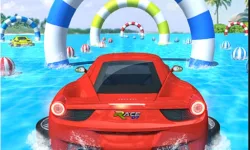 Water Surfing Car Stunts image