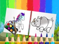 image bg Funny Animals Coloring Book