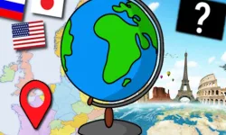 Geography Quiz countries flags capitals image