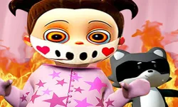 Scary Baby Pink Horror Game image
