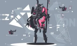 Alien Robot Warrior Hidden image