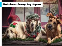 Christmas Funny Dog Jigsaw image