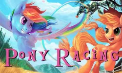 image bg Pony Racing