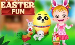 Baby Hazel Easter Fun image