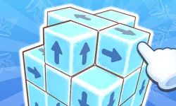 New Years Cube in 3D image