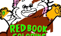Red Coloring Book image
