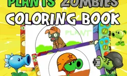 Plants vs Zombies Coloring image