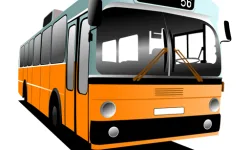 Cartoon Bus Puzzle image