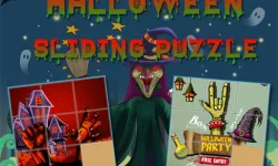 Halloween Sliding Puzzle image