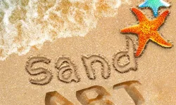 Sand Drawing Game : painting image