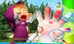 image bg Masha Bee Hand Doctor Game Online - Hospital Surge