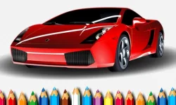 Racing Cars Coloring image