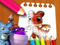 Dragon Rescue Riders Coloring Book image