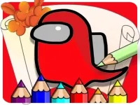 Coloring Book For Amoung Us image