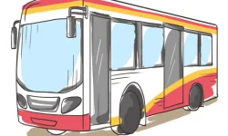 Cartoon Bus Slide image