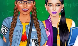 College Student Girl Dress Up image