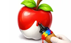 Easy Apple Coloring Book image