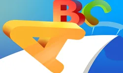 image bg Running Letters