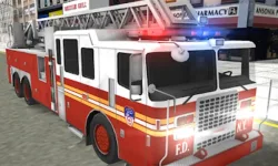 Real Truck Fire Drive Sim image