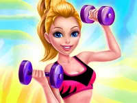 image bg Fitness Girl Dress Up