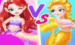 Mermaid Paper Doll Dress Up image