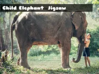 image bg Child Elephant Jigsaw