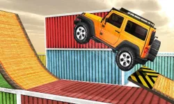 Impossible Tracks Jeep Stunt Driving Game image