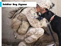 Soldier Dog Jigsaw image