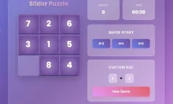 Sliding Number Puzzle &– Classic Brain Teaser image
