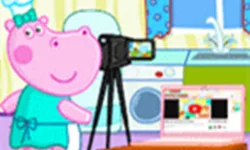 Hippo YouTube Desserts Video Filming image