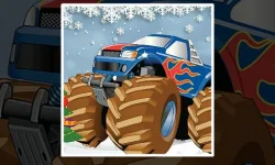 Winter Monster Truck Puzzles image