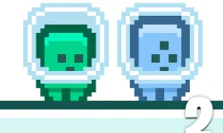 Green and Blue Cuteman 2 image