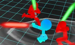 Stickman Neon Warriors: Sword Fighting image