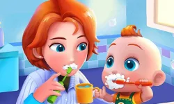 Baby care game for kids image