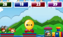 image bg Math Train Addition