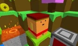 image bg Blocky Rush Downhill