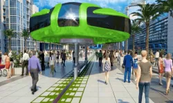 Gyroscopic Elevated Bus Simulator Public Transport image