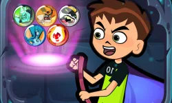 image bg Ben 10 Halloween Bubble Shooter