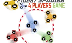 Fidget spinner: 4 players game image