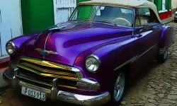 image bg Cuban Vintage Cars Jigsaw
