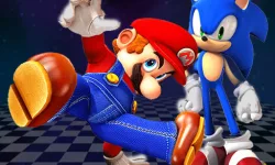 Super Mario & Sonic FNF Dance image