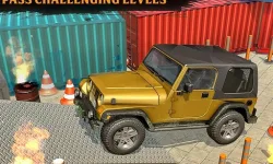 Classic Real 4x4 Jeep Parking Drive Game image
