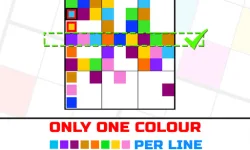 Only 1 color per line image